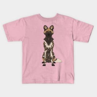 African Wild Dog Kids T-Shirt